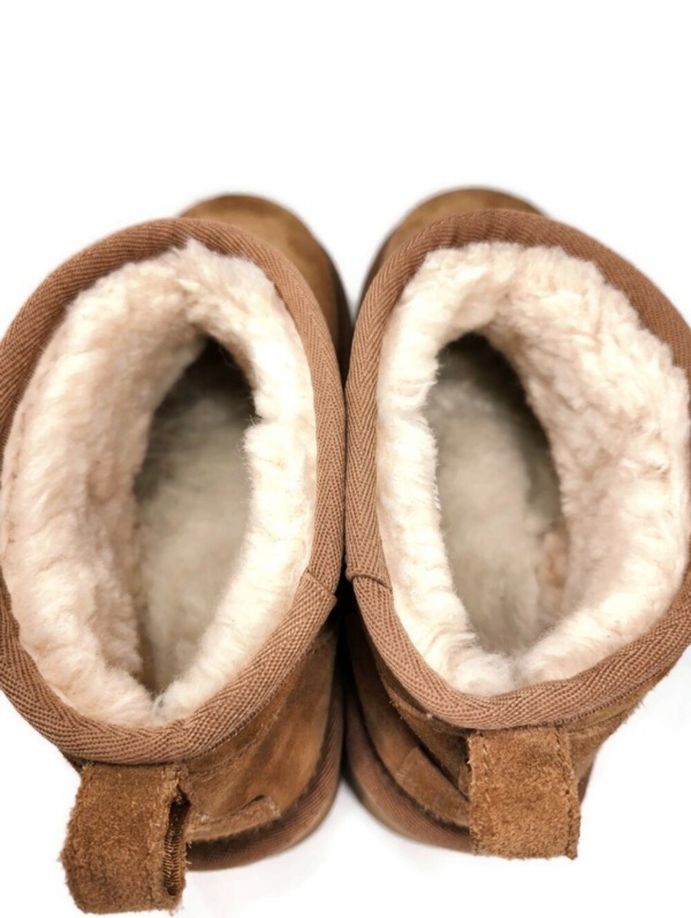 UGG Classic Ultra Mini Platform Pull-On Booties In Chestnut Tan - Picture 7 of 11